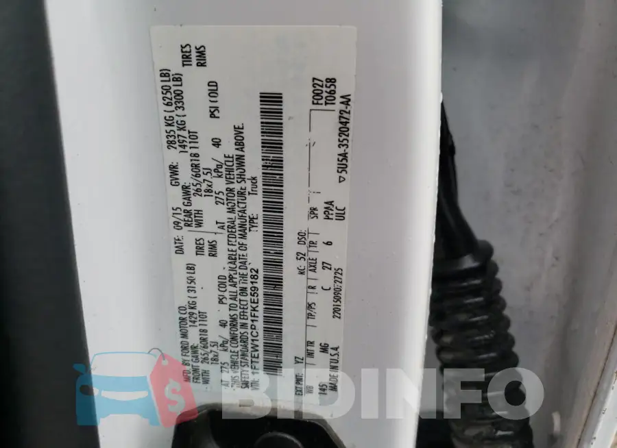 1FTEW1CP1FKE59182 Photo# 12