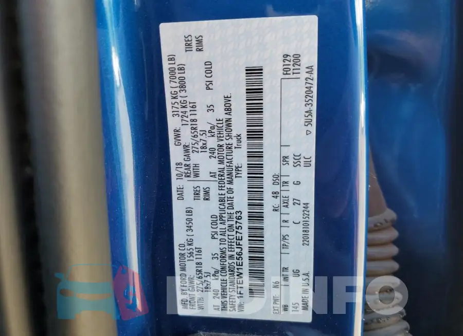 1FTEW1E56JFE75763 Photo# 12