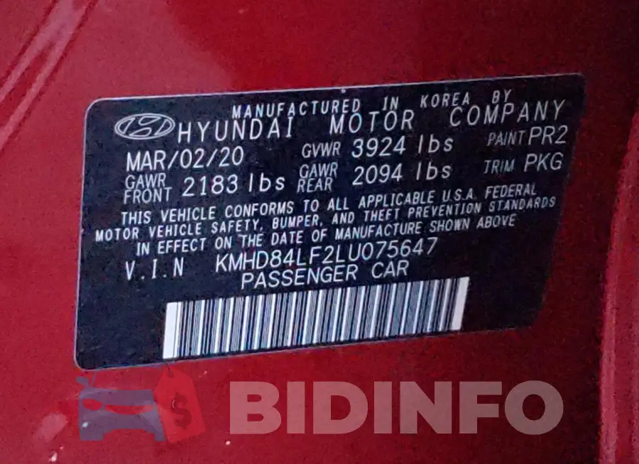 KMHD84LF2LU075647 Photo# 12