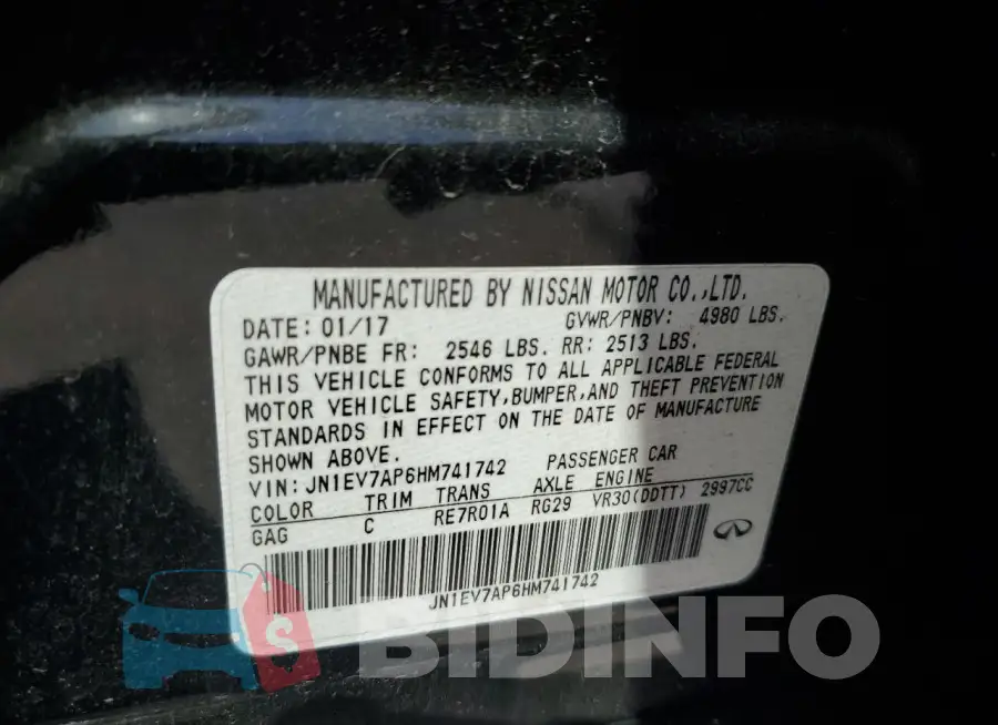 JN1EV7AP6HM741742 Photo# 12