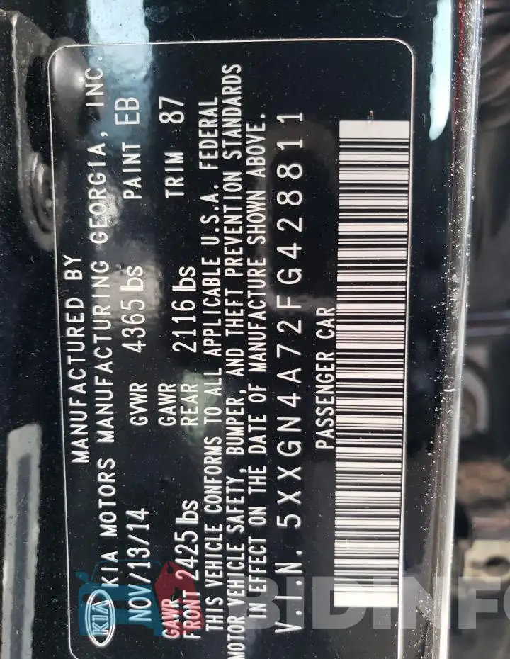 5XXGN4A72FG428811 Photo# 12