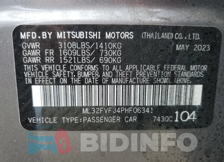ML32FVFJ4PHF06341 Photo# 12