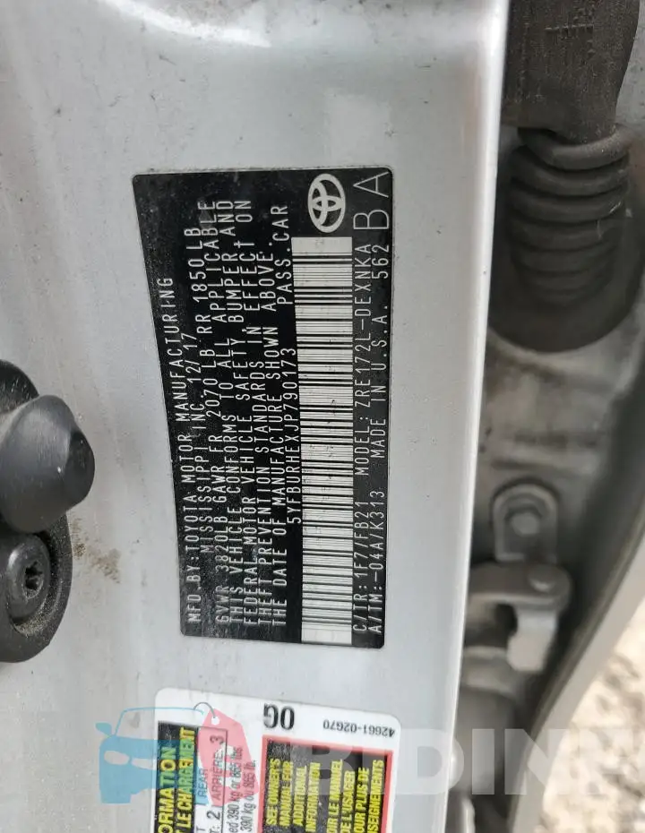 5YFBURHEXJP790173 Photo# 13