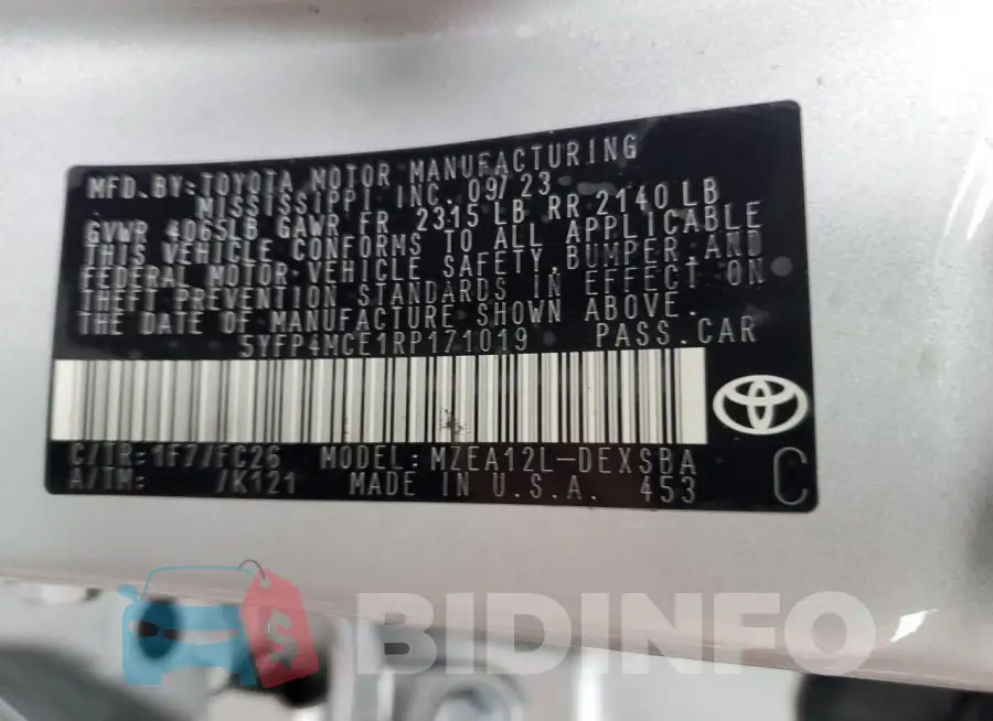 5YFP4MCE1RP171019 Photo# 12