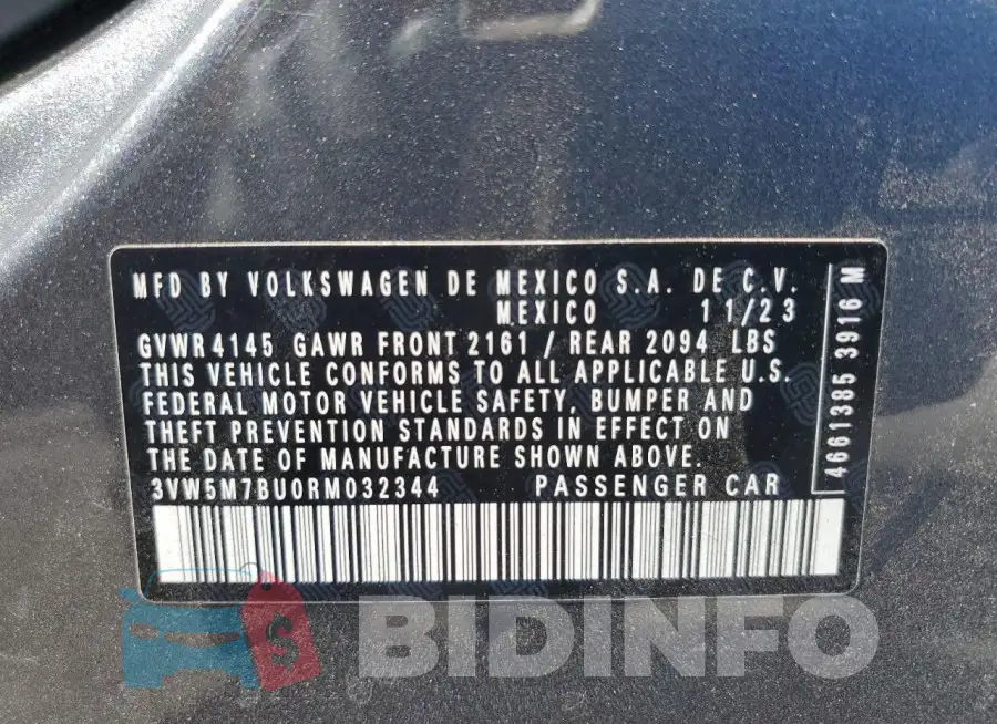 3VW5M7BU0RM032344 Photo# 12
