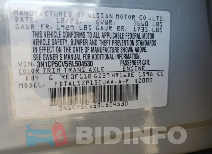 3N1CP5CV5RL504530 Photo# 13