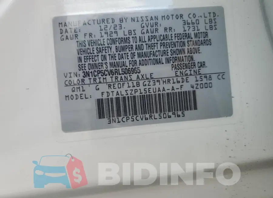 3N1CP5CV6RL506965 Photo# 12