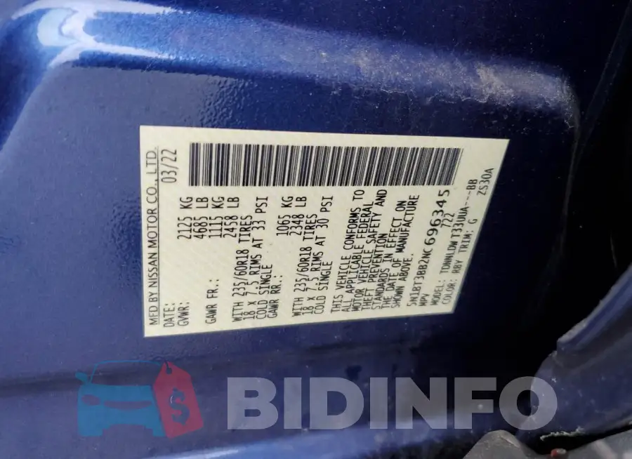 5N1BT3BB2NC696345 Photo# 13