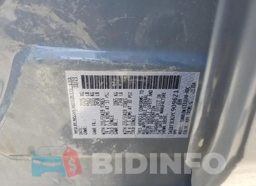 5N1BT3CB2PC909621 Photo# 13