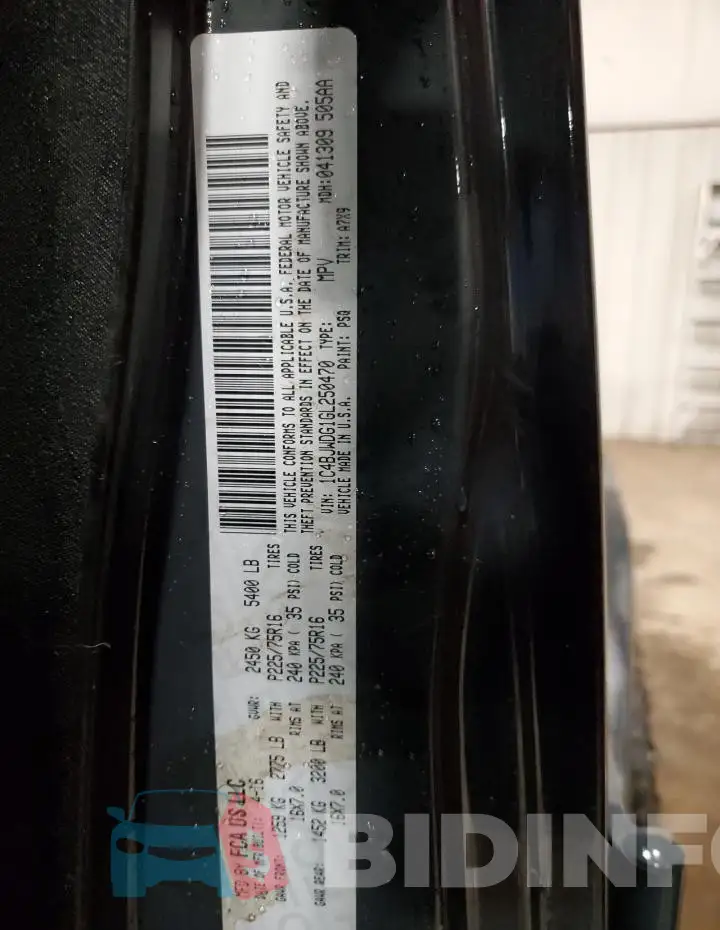 1C4BJWDG1GL250470 Photo# 12