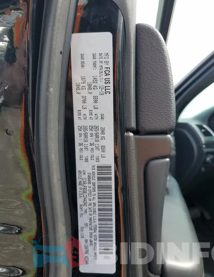 1C4RJFBG8LC244242 Photo# 13