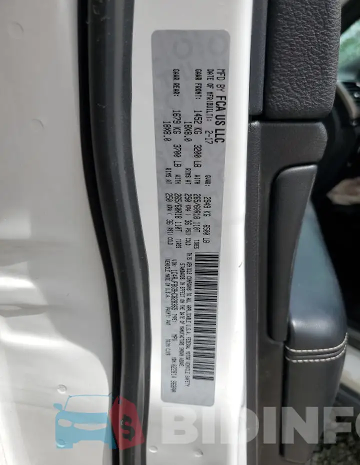 1C4RJFBG9HC828365 Photo# 13