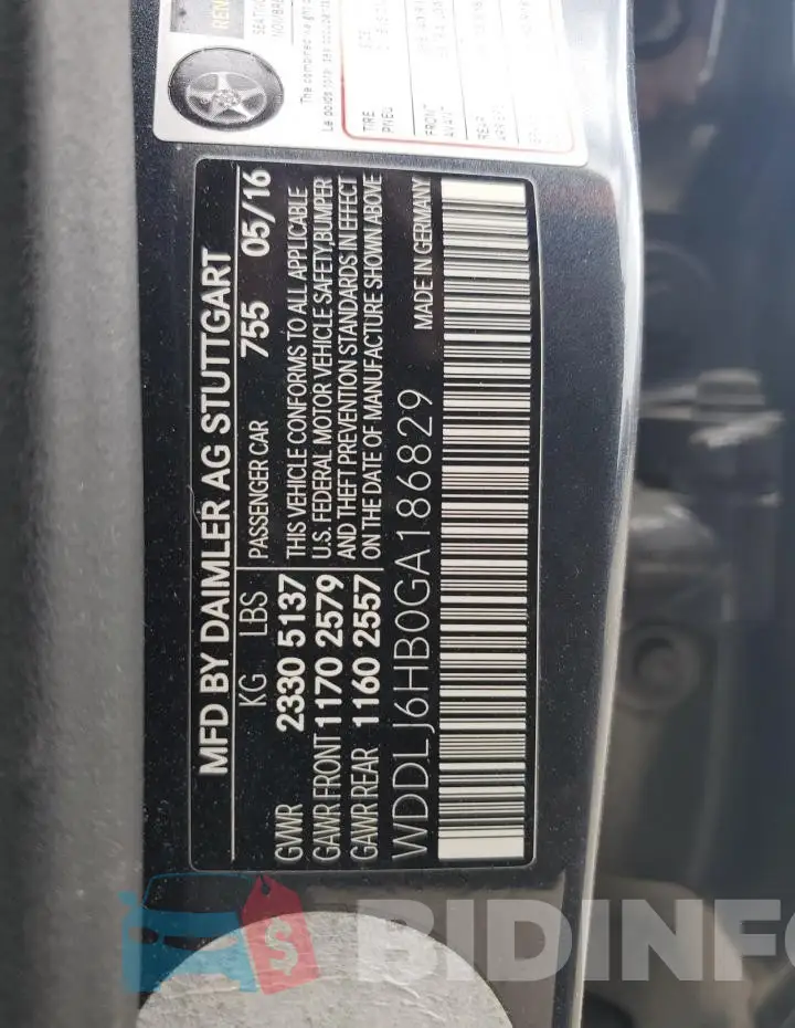 WDDLJ6HB0GA186829 Photo# 12