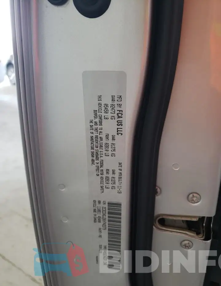 2C3CDXGJ2KH742279 Photo# 13