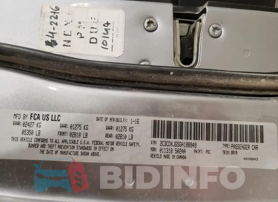 2C3CDXJG5GH188949 Photo# 13