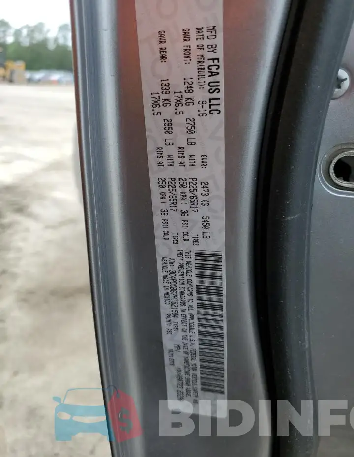 3C4PDCBG7HT521584 Photo# 13