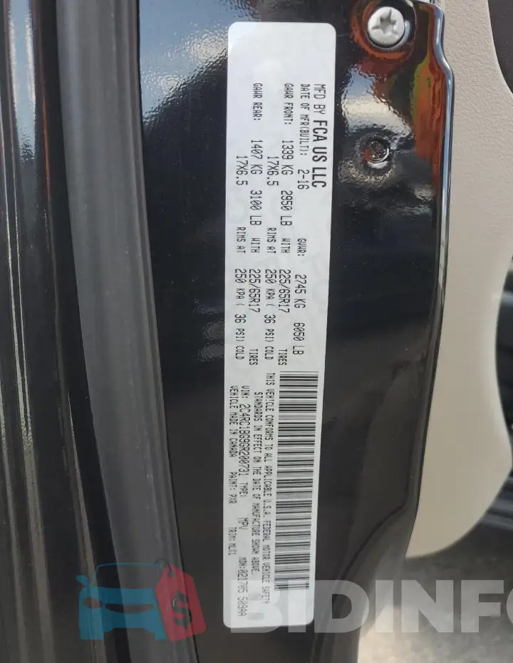 2C4RC1BG9GR200731 Photo# 13