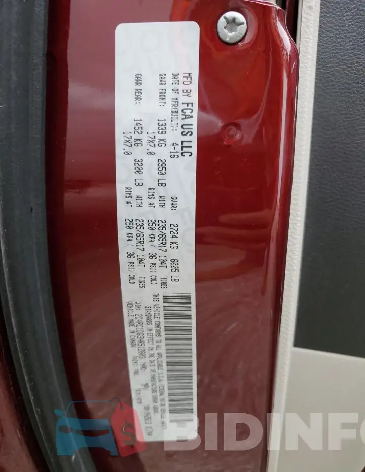 2C4RC1DG3HR512803 Photo# 13