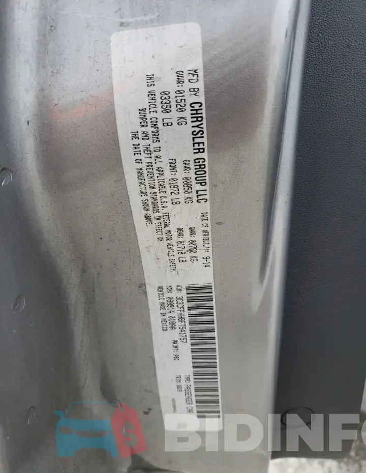 3C3CFFHH8FT541757 Photo# 12