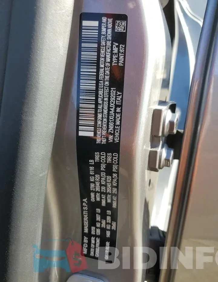 ZN661XUA4JX292021 Photo# 13