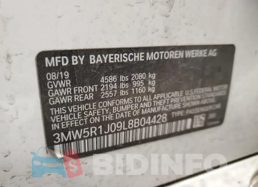 3MW5R1J09L8B04428 Photo# 12