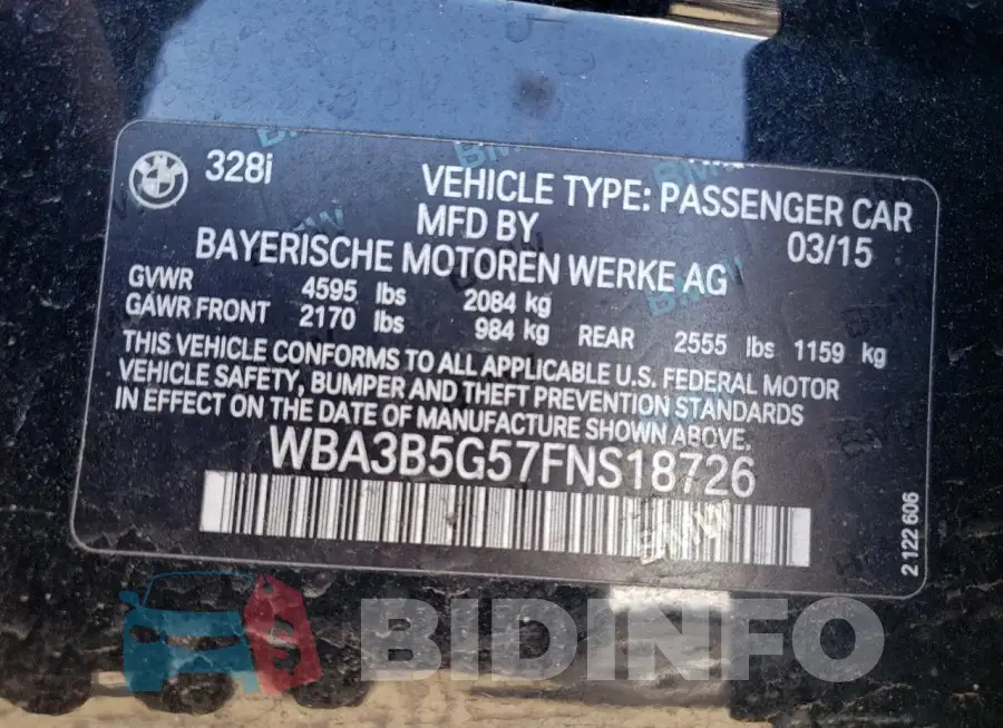 WBA3B5G57FNS18726 Photo# 12