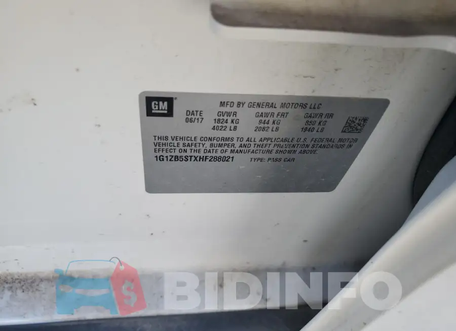 1G1ZB5STXHF288021 Photo# 12