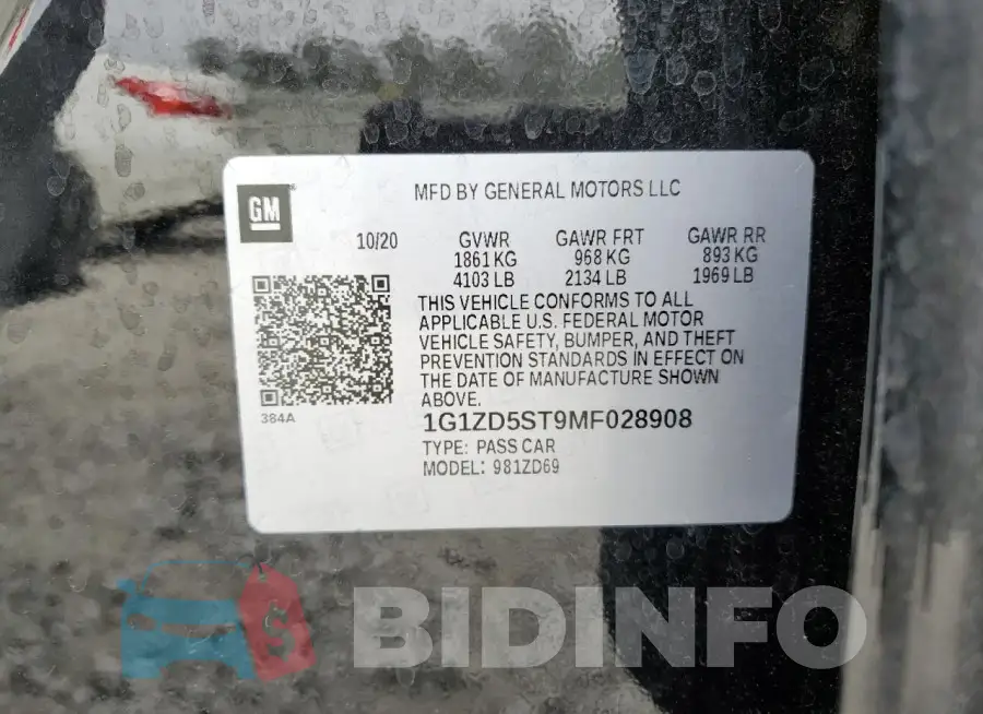 1G1ZD5ST9MF028908 Photo# 12