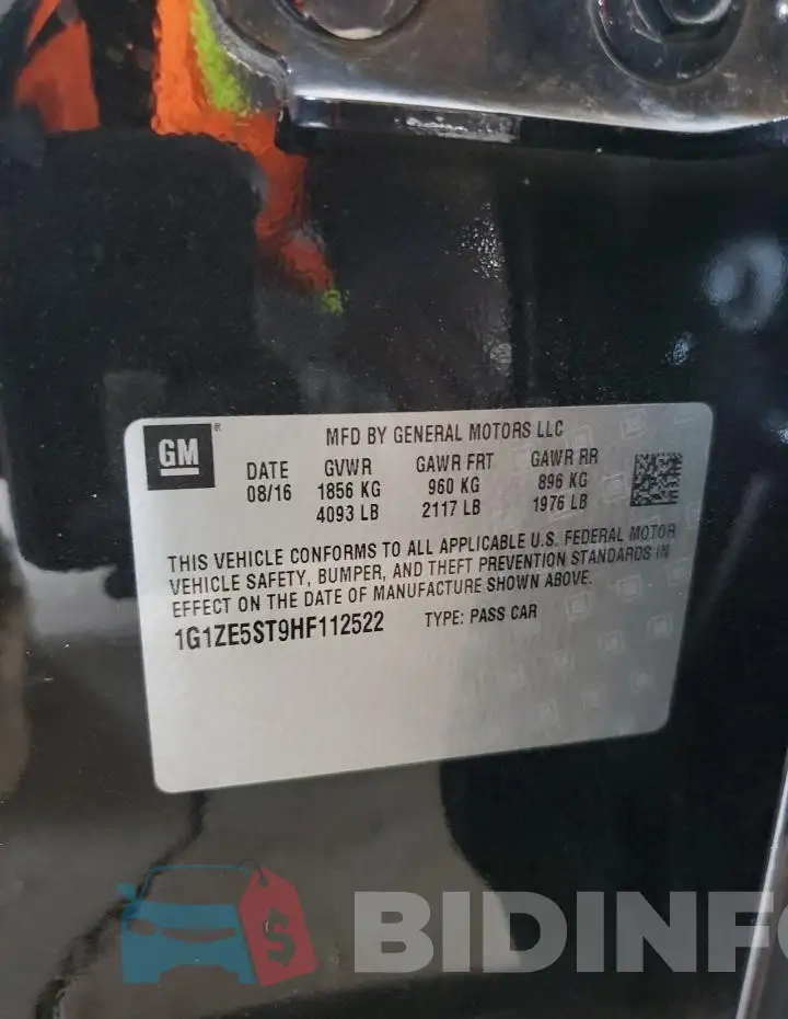 1G1ZE5ST9HF112522 Photo# 12