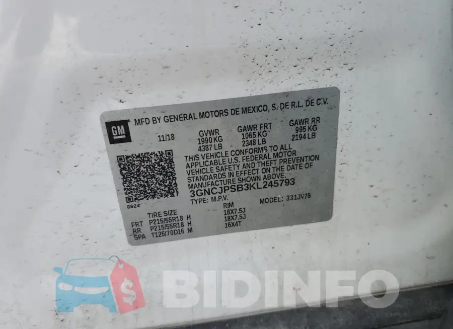 3GNCJPSB3KL245793 Photo# 13