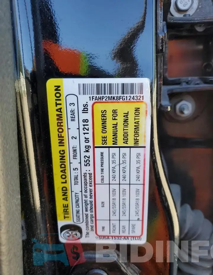 1FAHP2MK8FG124321 Photo# 12