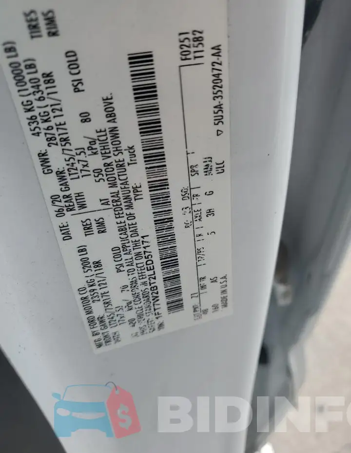 1FT7W2BT2LED57171 Photo# 12