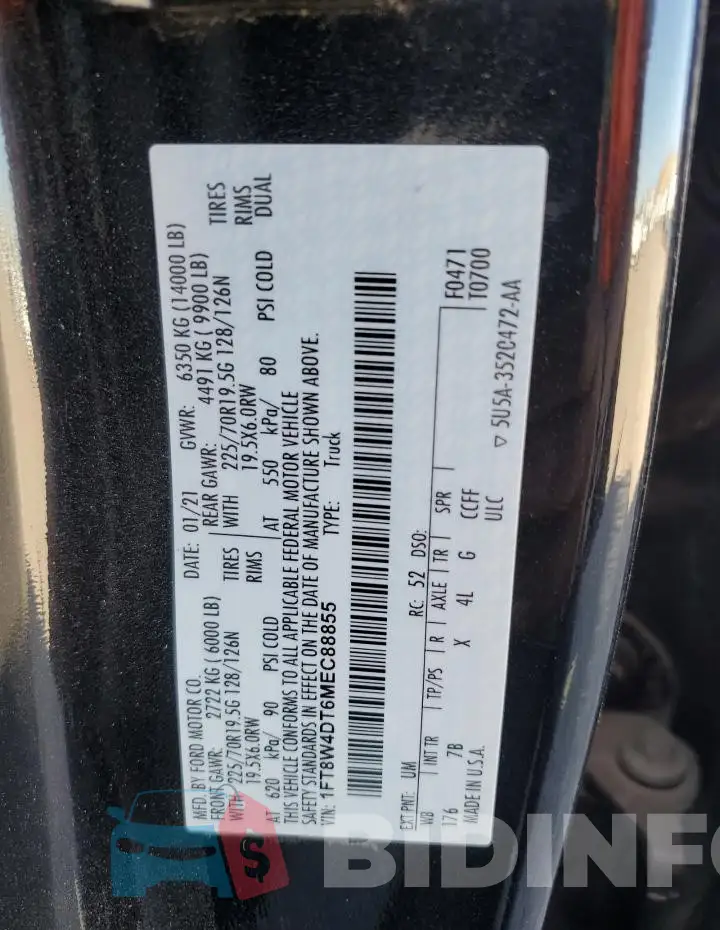 1FT8W4DT6MEC88855 Photo# 12