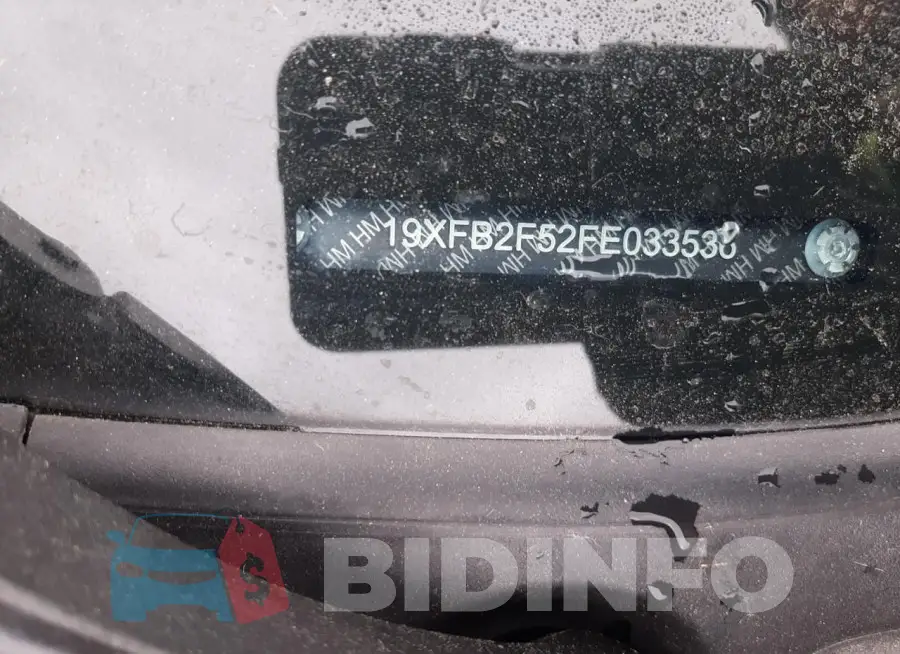 19XFB2F52FE033536 Photo# 12
