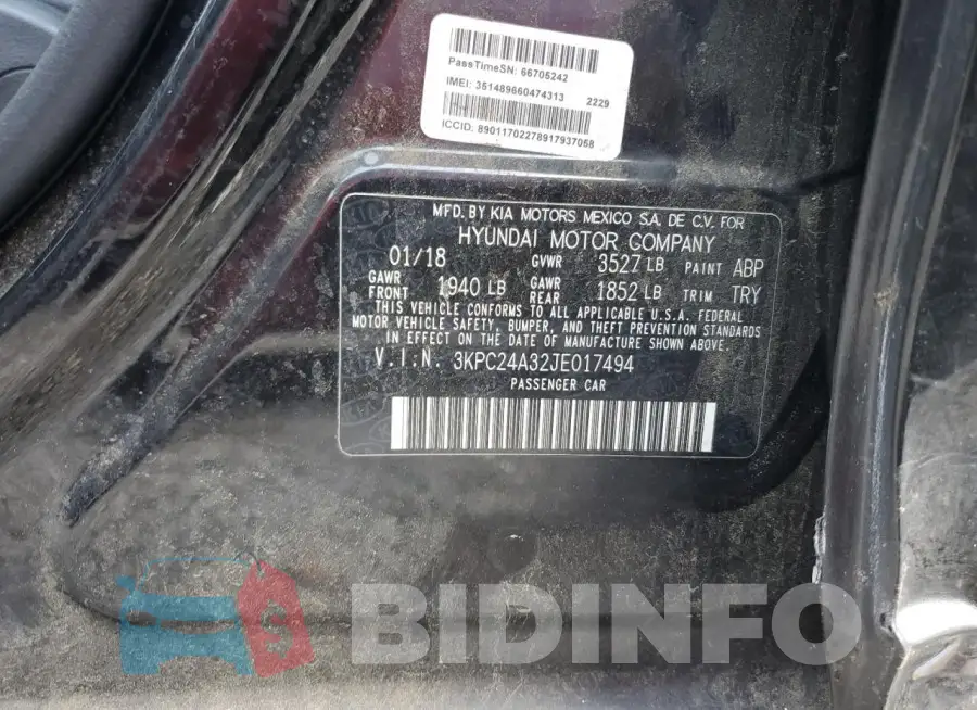 3KPC24A32JE017494 Photo# 12