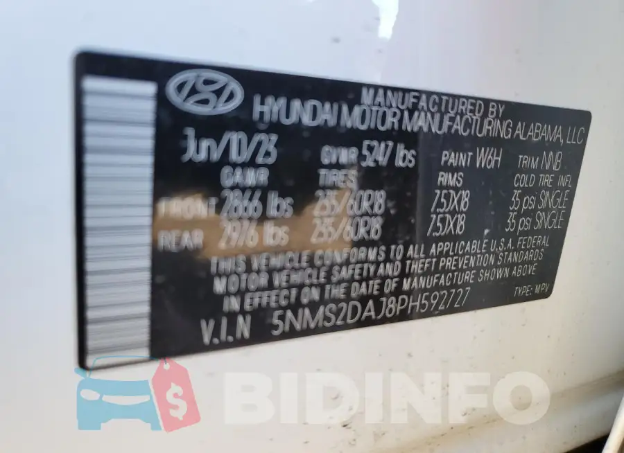 5NMS2DAJ8PH592727 Photo# 12