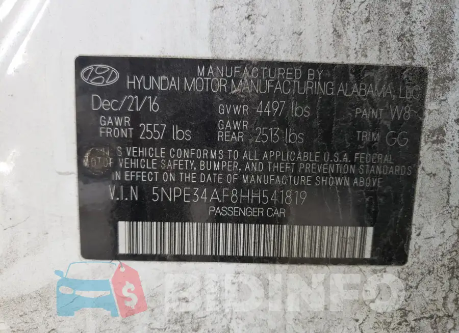 5NPE34AF8HH541819 Photo# 12