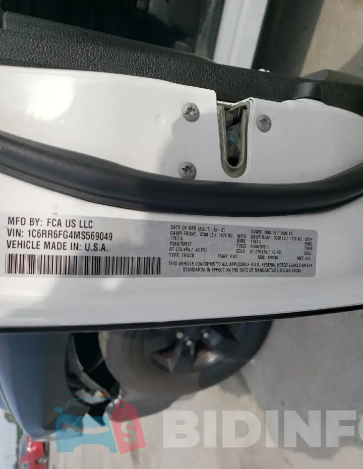 1C6RR6FG4MS569049 Photo# 12