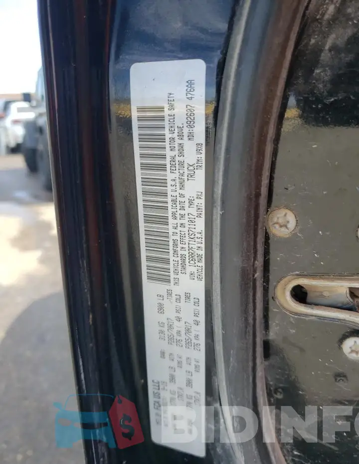 1C6RR7FT1KS711017 Photo# 13