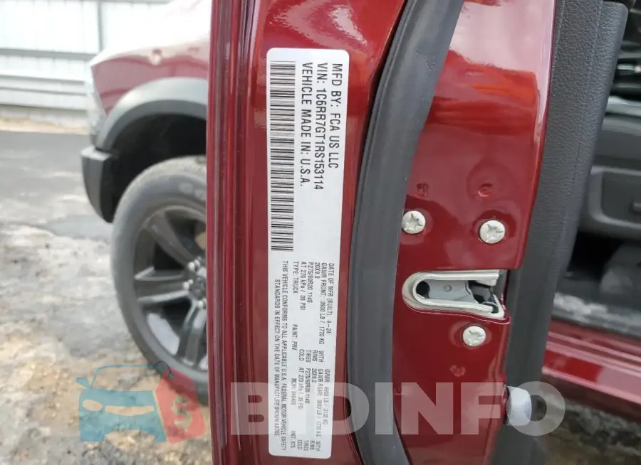 1C6RR7GT1RS153114 Photo# 12
