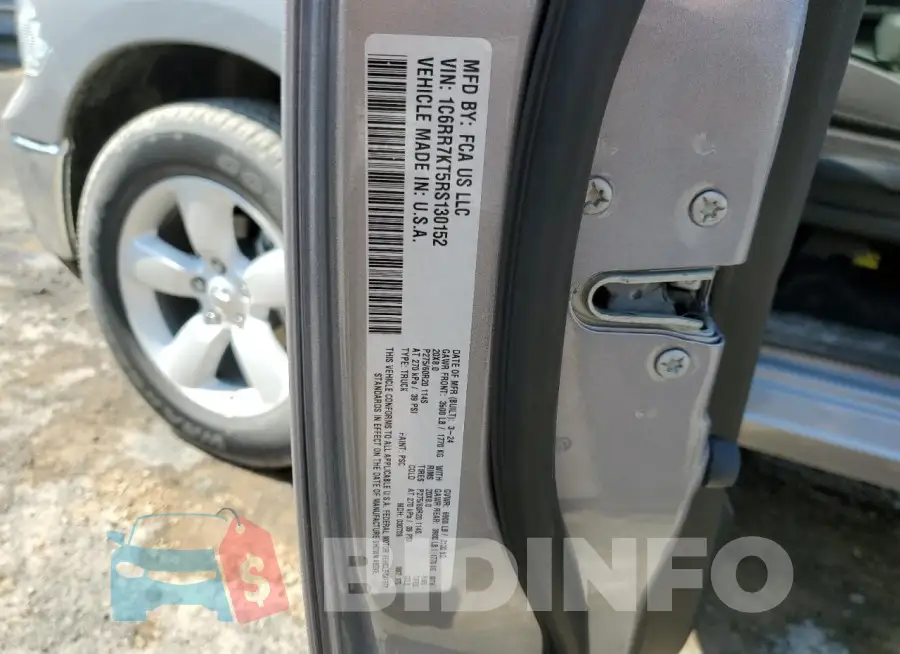 1C6RR7KT5RS130152 Photo# 12