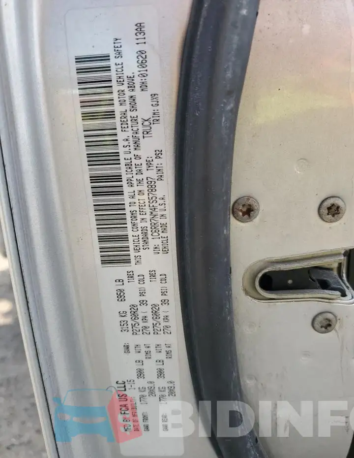 1C6RR7NM4FS578897 Photo# 12