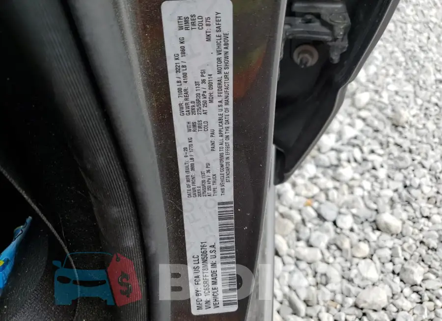 1C6SRFFT8MN506761 Photo# 12