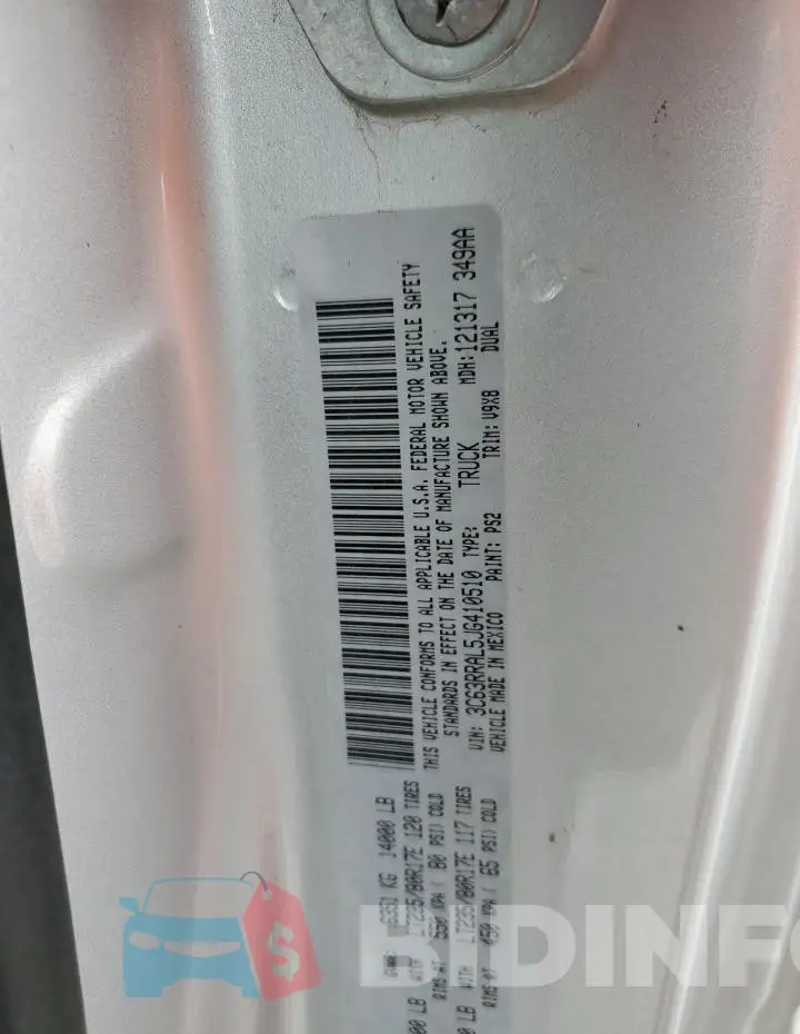 3C63RRAL5JG410510 Photo# 12