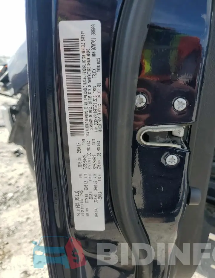 3C6RR7LT6FG711516 Photo# 12