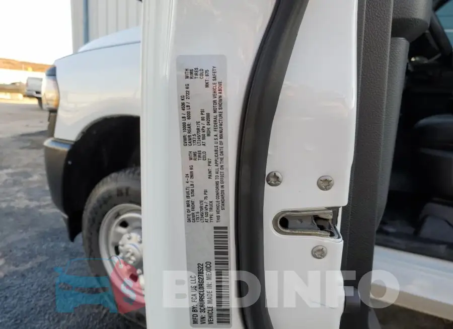 3C6UR5CL0RG278522 Photo# 12