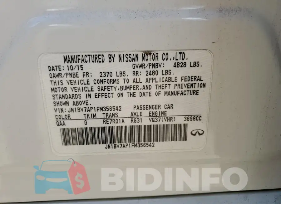 JN1BV7AP1FM356542 Photo# 12