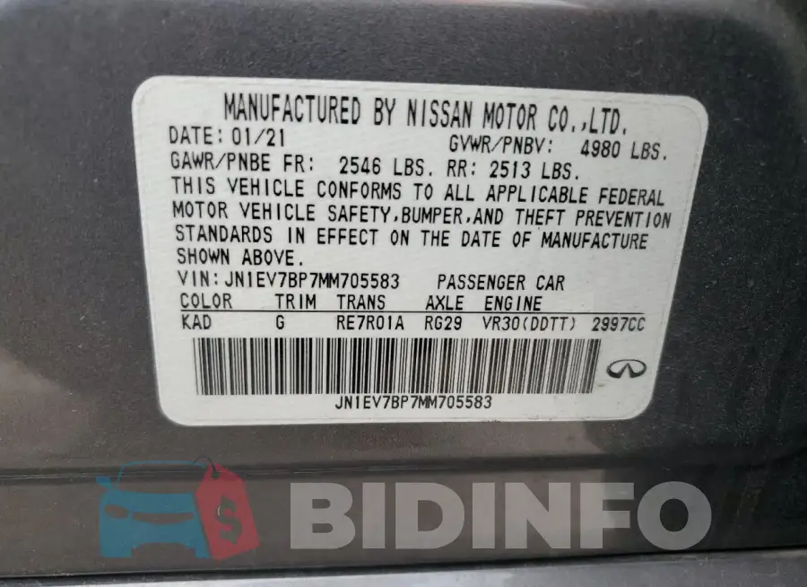 JN1EV7BP7MM705583 Photo# 13