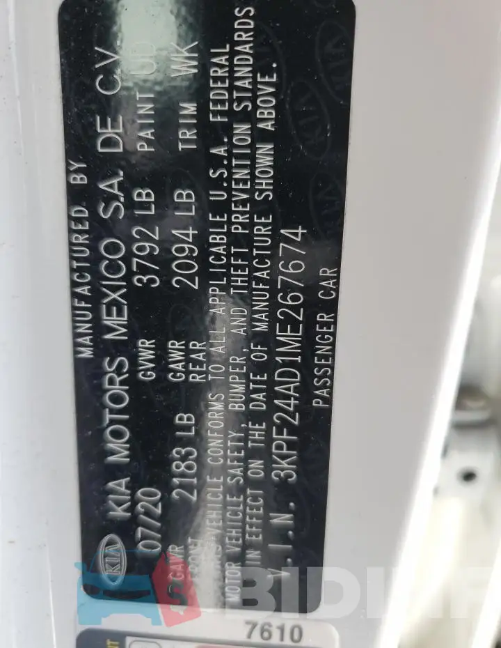 3KPF24AD1ME267674 Photo# 12