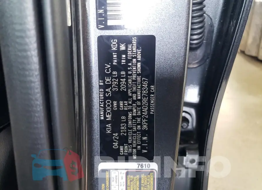 3KPF24AD2RE783467 Photo# 13